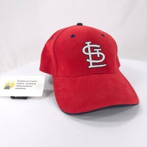 MLB St Lois Cardinals Mens Adjustable Baseball Cap Red